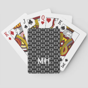 Jeu De Cartes Conception de flair moderne noir et blanc scandina