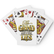 Conception de motivation en or The Grind Never Lie