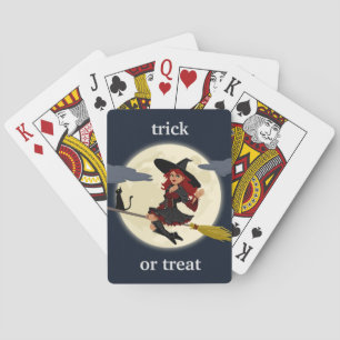 Jeu De Cartes Conception de sorcière Halloween