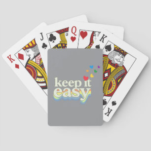 Jeu De Cartes Conception de typographie Rétro Fierté facile à vi