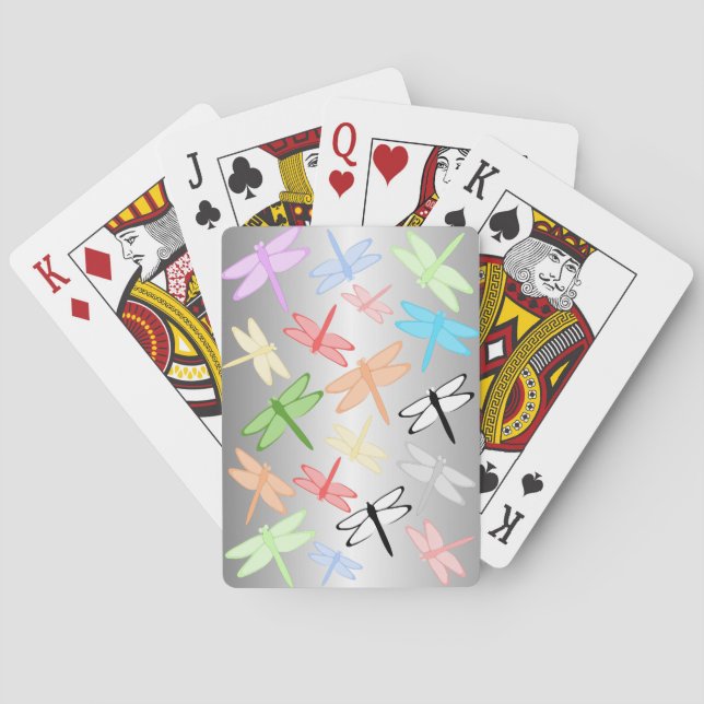 Jeu De Cartes Conception des libellules (dos)