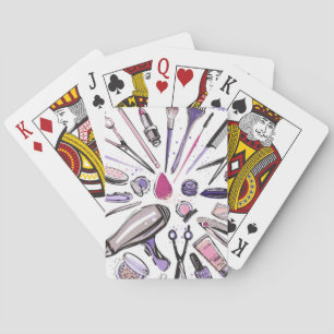 Jeu De Cartes Conception du cercle de maquillage