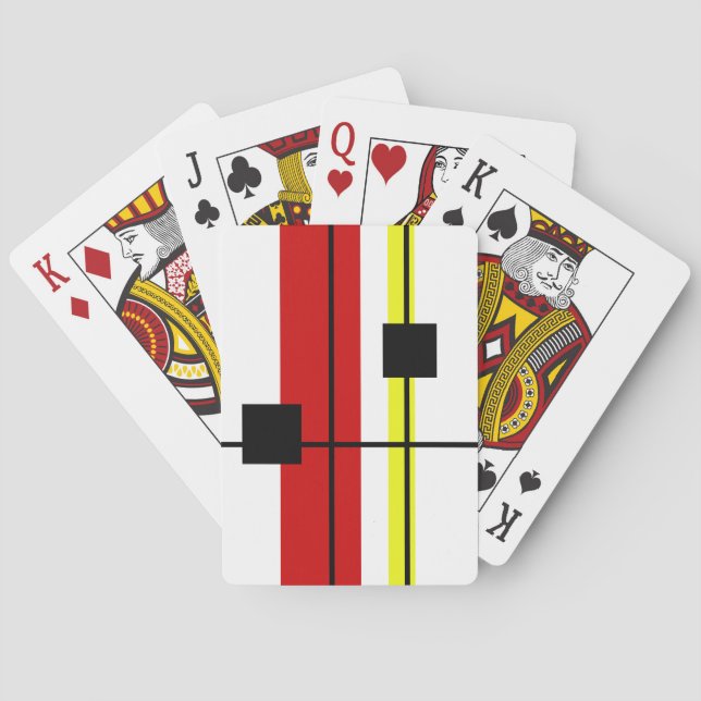 Jeu De Cartes Conception géométrique (dos)