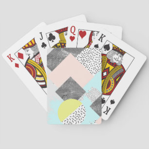 Jeu De Cartes Conception géométrique Abstraite Scandi