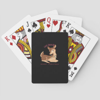 Jeu De Cartes Conception moderne de Noël Oh cerf 