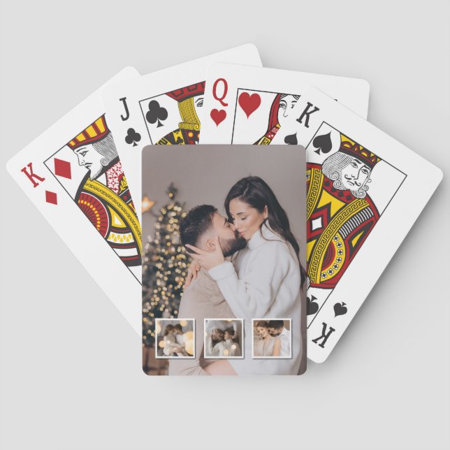 Jeu De Cartes Concevez votre propre collection de 4 photos (dos)