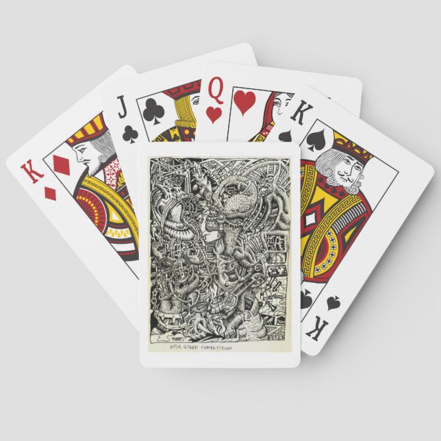 Jeu De Cartes Concurrence à sens unique (dos)
