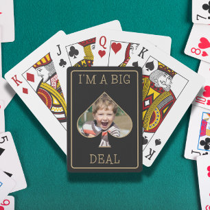 Jeu De Cartes Conserver des photos personnalisées modernes Je su