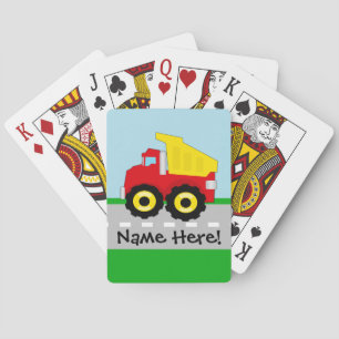 Jeu De Cartes Construction Dumptruck de garçons d'enfants