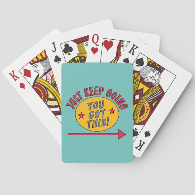 Jeu De Cartes Continuez simplement (dos)