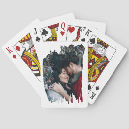 Jeu De Cartes contour de brosse Heureuse Sainte-Valentin photo p