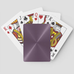 Jeu De Cartes Cool Purple Stainless Shiny Metallic Playing Cards