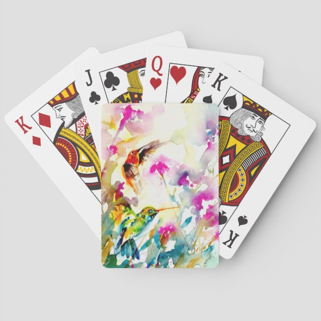 Jeu De Cartes Copie de colibri "de pré lumineux" (dos)