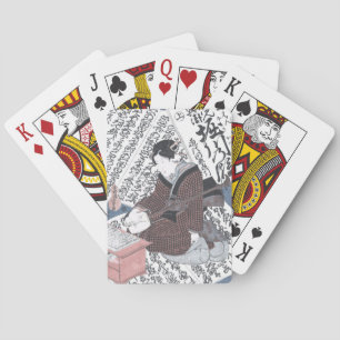 Jeu De Cartes Copie japonaise de bois de graveur d'empereur