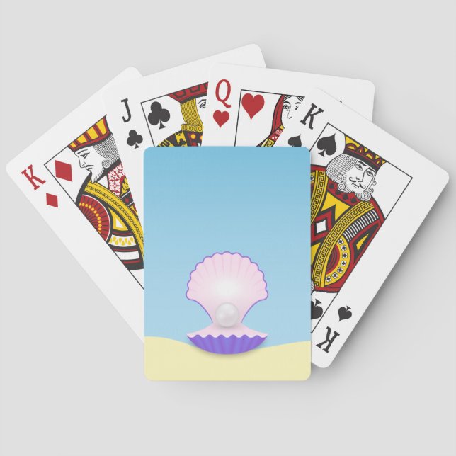 Jeu De Cartes Coquillage délicat (dos)