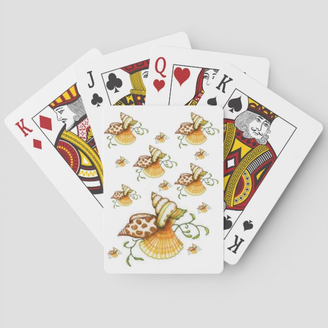 Jeu De Cartes Coquillages Jouer Cartes Deck (dos)