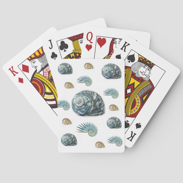 Jeu De Cartes Coquillages Jouer Cartes Deck (dos)