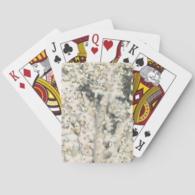 Jeu De Cartes Corail antique d'aquarelle (dos)