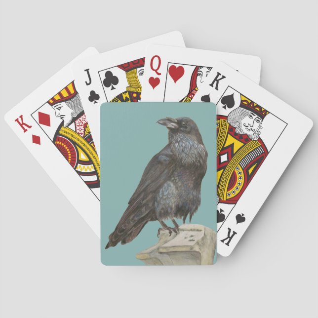 Jeu De Cartes Corbeau (dos)