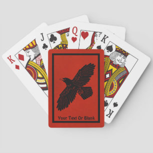 Jeu De Cartes Corbeau rouge