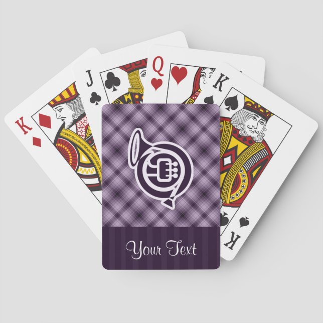 Jeu De Cartes Corne violette (dos)