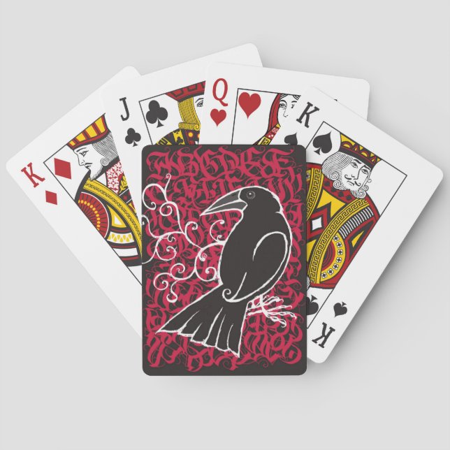 Jeu De Cartes Corneille gothique (dos)