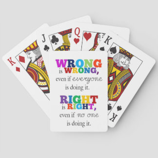 Jeu De Cartes Correctement et Absent