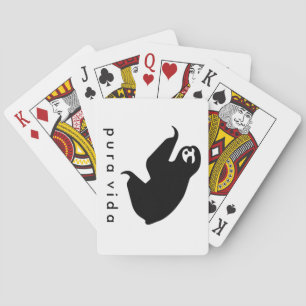 Jeu De Cartes Costa Rica Pura Vida Sloth Jouant Des Cartes
