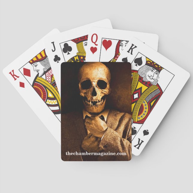 Jeu De Cartes costume avec crâne (dos)