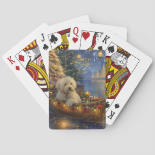 Jeu De Cartes Coton De Tulear Noël Festive Voyage