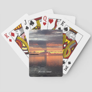 Jeu De Cartes Couché de soleil de Floride