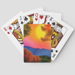 Jeu De Cartes Coucher du soleil