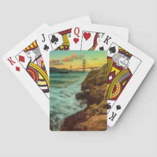 Jeu De Cartes Coucher du soleil à la plage de Baker