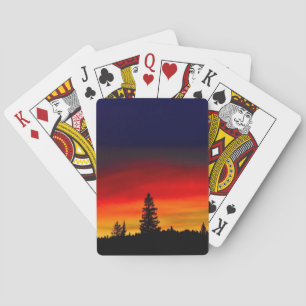 Jeu De Cartes Coucher du soleil de Yellowstone