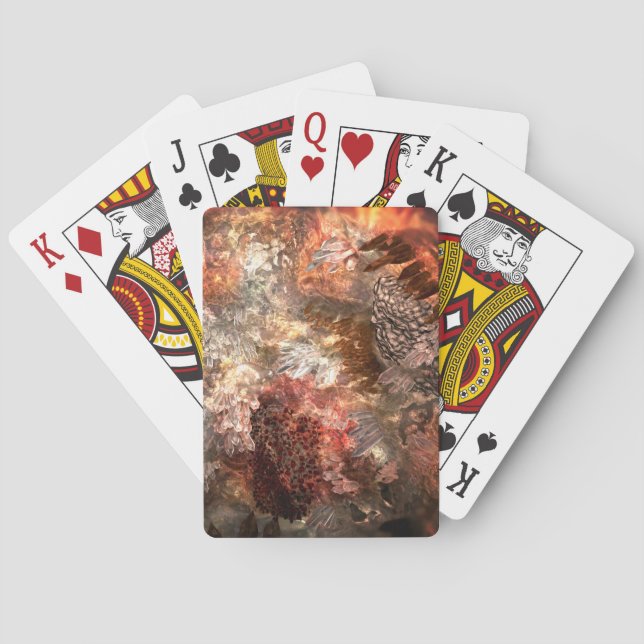 Jeu De Cartes Couches de cristaux avec teinte rustique (dos)