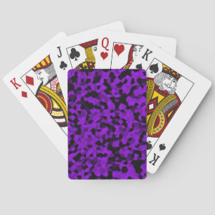 Jeu De Cartes Couleurs de craie noir et violet
