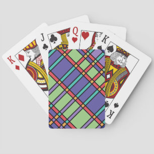 Jeu De Cartes Couleurs Lumineuses De Verre