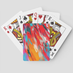 Jeu De Cartes Couleurs Vives Brillantes  