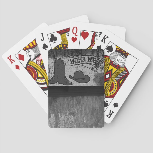 Jeu De Cartes Country Western Old West Players Cartes (dos)
