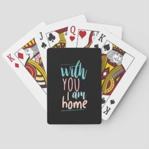 Jeu De Cartes Couple Cadeau Avec Vous Je Suis À La Maison