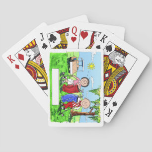 Jeu De Cartes Couple de golf - Carton personnalisé