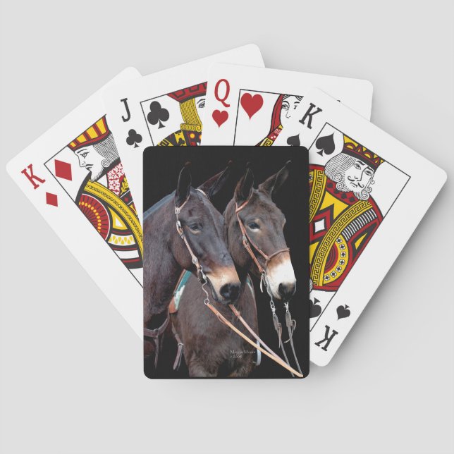 Jeu De Cartes Couple de mule (dos)