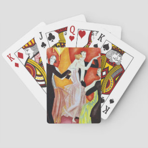 Jeu De Cartes Couples de danse Art déco Salle de bal des années 