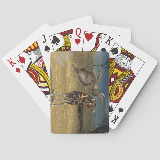 Jeu De Cartes Coups d'éléphant sur la girafe (dos)