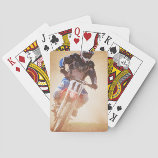 Jeu De Cartes Coureur de penchement de Dirtbike