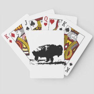 Jeu De Cartes Courir Buffalo Bison Pop Art