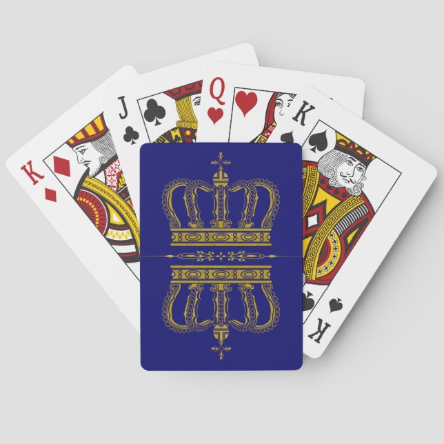 Jeu De Cartes Couronne d'or + vos idées (dos)