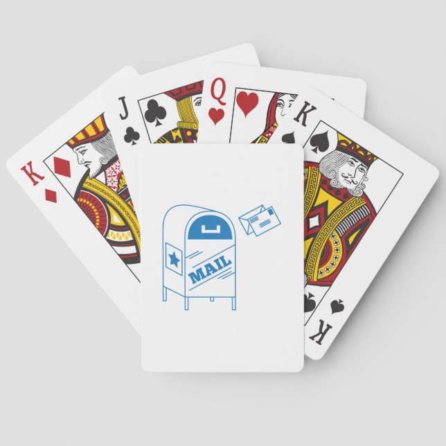 Jeu De Cartes Courrier postal (dos)