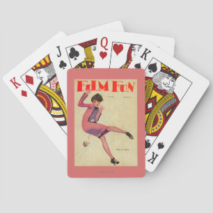 Jeu De Cartes Couverture de magazine d'amusement de film