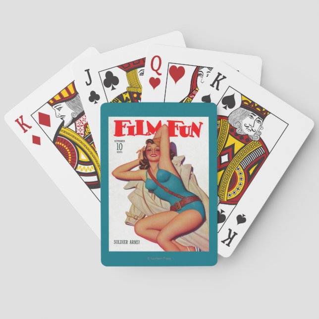 Jeu De Cartes Couverture de magazine d'amusement de film 10 (dos)